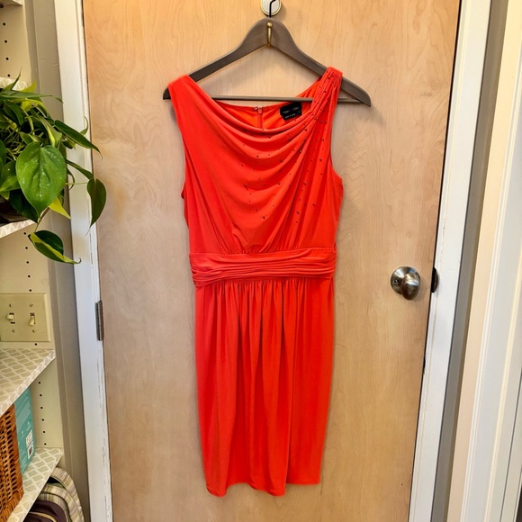 Max & Cleo Dresses & Skirts - Max & Cleo Orange Midi Dress